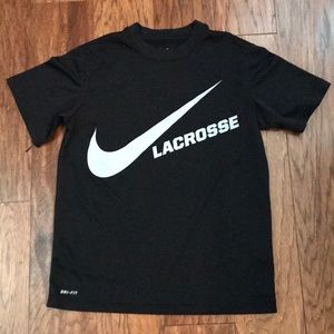 Nike dri-fit. Lacrosse tee for boys